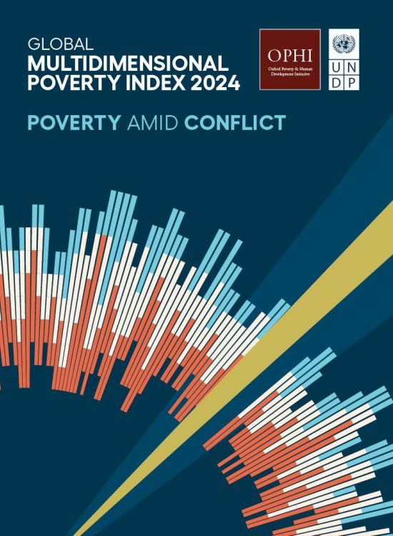 Publication report cover: 2024 Global Multidimensional Poverty Index (MPI)